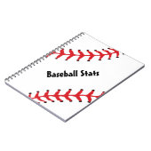 Carnet de base-ball à base de spirale (Côté gauche)