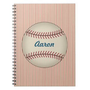 Carnet de baseball personnalisé