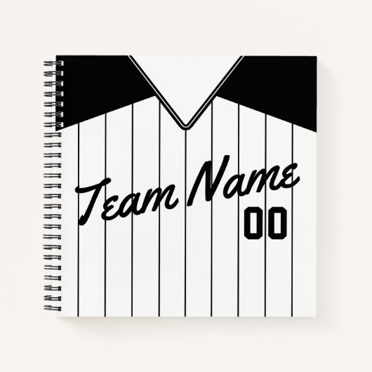 Carnet de baseball Softball Jersey (Devant)