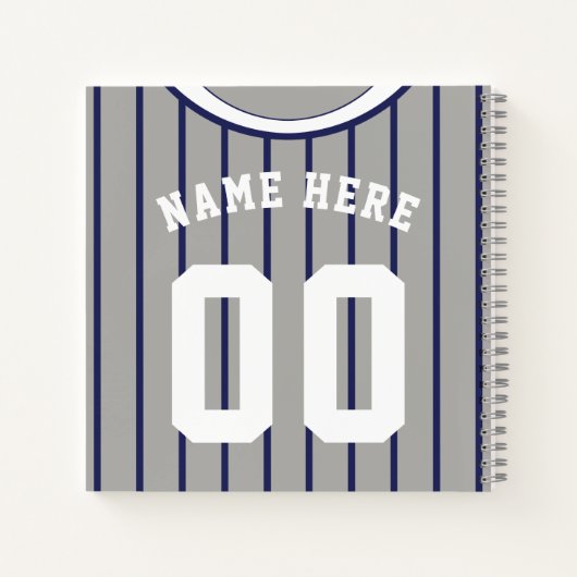Carnet de baseball Softball Jersey (Dos)