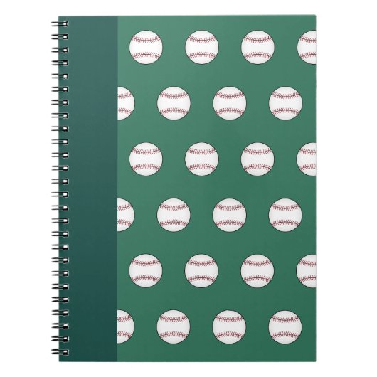 Carnet de baseball vert (Devant)