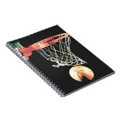 Carnet de basketball Retro Cartoon Comic Effet (Côté Droit)