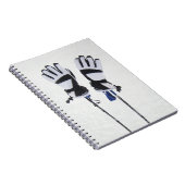 Carnet de bâtons et gants de ski (Côté Droit)