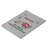 Carnet de Batte de patron de pixel (Côté gauche)