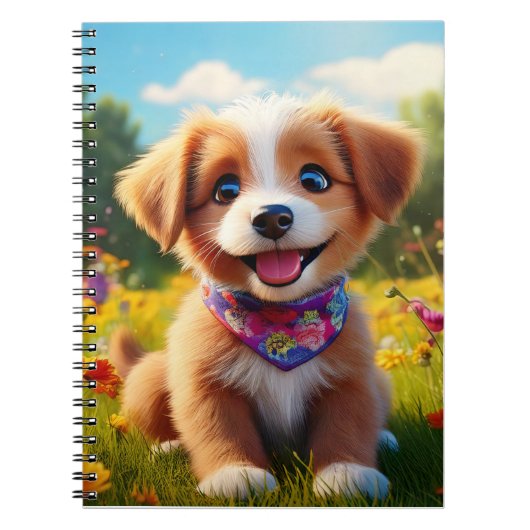 Carnet de bébé - Chiot (Devant)