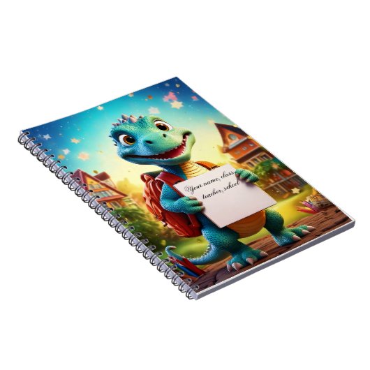 Carnet de bébé - Dinosaure (Côté Droit)
