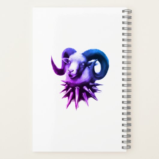 Carnet de bélier gothique (Verso)