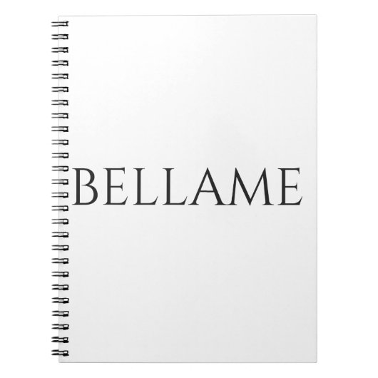 Carnet de Bellame (Devant)