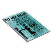 Carnet De Belles Citations À Ma Mère | Cadeau pour mère (Côté Droit)