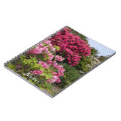 Carnet De belles fleurs de rhododendron rose (Côté gauche)