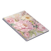 Carnet De belles pivoines roses (Côté Droit)