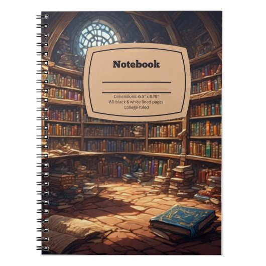 Carnet de bibliothèque enchantée - Journal de Love (Devant)