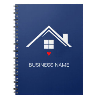 Carnet de biens immobiliers bleu marine Executive