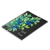 carnet de bleuets sauvages (Côté gauche)