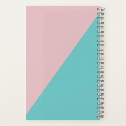 Carnet de bloc couleur de devis Inspiration (Verso)