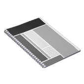carnet de blocs géométriques monochromes (Côté Droit)
