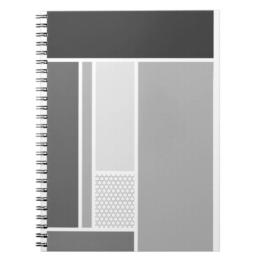 carnet de blocs géométriques monochromes (Devant)