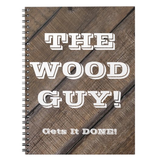 Carnet de bois Rustic Barque Bois Travailleur Char (Devant)