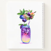 Carnet de boisson fraîche aux bleuets - Texte pers (Dos)