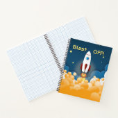 Carnet de bord de fusée spatiale personnalisé (Intérieur)