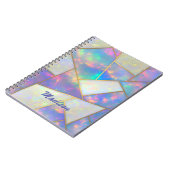 Carnet de bord holographique élégant (Côté gauche)