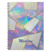 Carnet de bord holographique élégant (Devant)