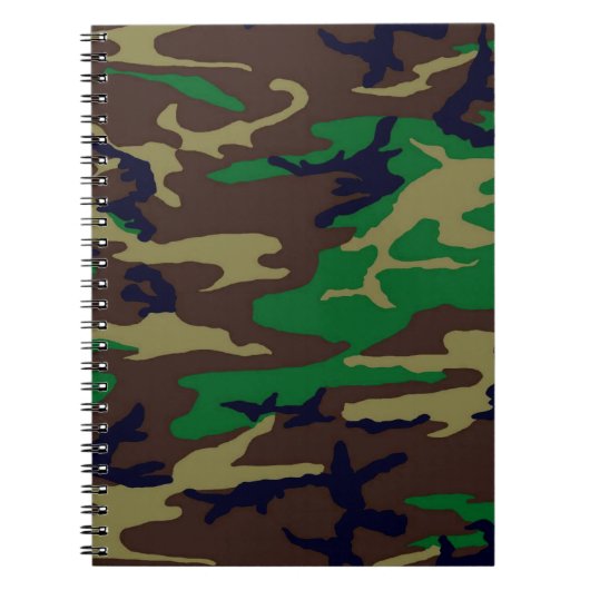 Carnet de bord militaire américain de camouflage d (Devant)