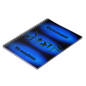 Carnet de bord personnalisé pour garçons de gymnas (Côté gauche)