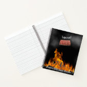 Carnet de bord personnalisé Smokin BBQ (Intérieur)