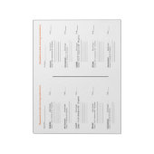 Carnet de bord quotidien pour diabétiques (Tourné)