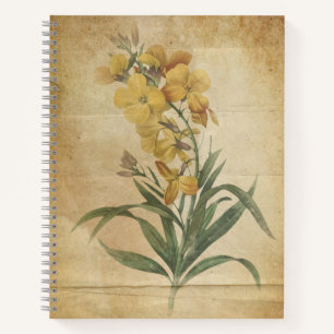 Carnet de bord vintage Floral Style Journal