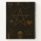 Carnet de botanique occulte à pentagramme (Dos)