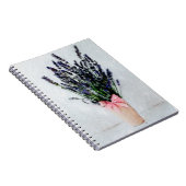 Carnet de bouquet de couleur d'aquarelle Lavender (Côté Droit)
