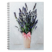 Carnet de bouquet de couleur d'aquarelle Lavender (Devant)