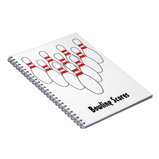 Carnet de Bowling Spiral Bound (Côté Droit)
