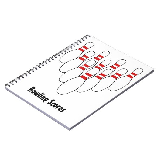 Carnet de Bowling Spiral Bound (Côté gauche)