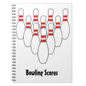 Carnet de Bowling Spiral Bound (Devant)