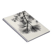 Carnet de branche d'aiguilles de pin neigeux (Côté Droit)