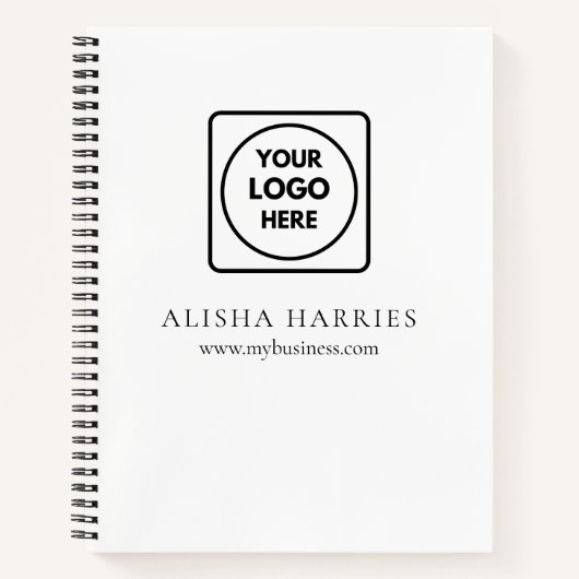 carnet de branding d'entreprise avec logo blanc mo (Devant)