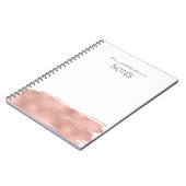 Carnet de broderie Rose moderne Gold (Côté gauche)