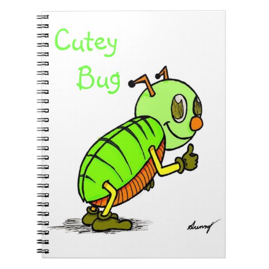 Carnet de bug mignon (Devant)
