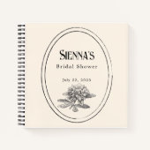 Carnet de Cadeaux de Mariage | Blanc Antique (Devant)