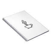 Carnet de Café Géométrique Minimaliste (Côté Droit)