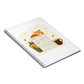 Carnet de café pour chat d'étude (Côté Droit)