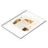 Carnet de café pour chat d'étude (Côté gauche)