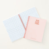 Carnet de calligraphie personnalisée rose rouge pa (Intérieur)