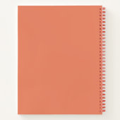 Carnet de calligraphie rouge rouge vert (Dos)