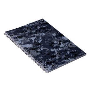 Carnet de camouflage bleu militaire américain