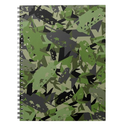 Carnet de camouflage d'armée de réservoir (Devant)