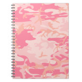 CARNET de camouflage rose clair (Devant)